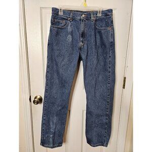 Levis 505 Vintage Straight Leg Vintage 2001 Mens 34x30 Meduim Wash